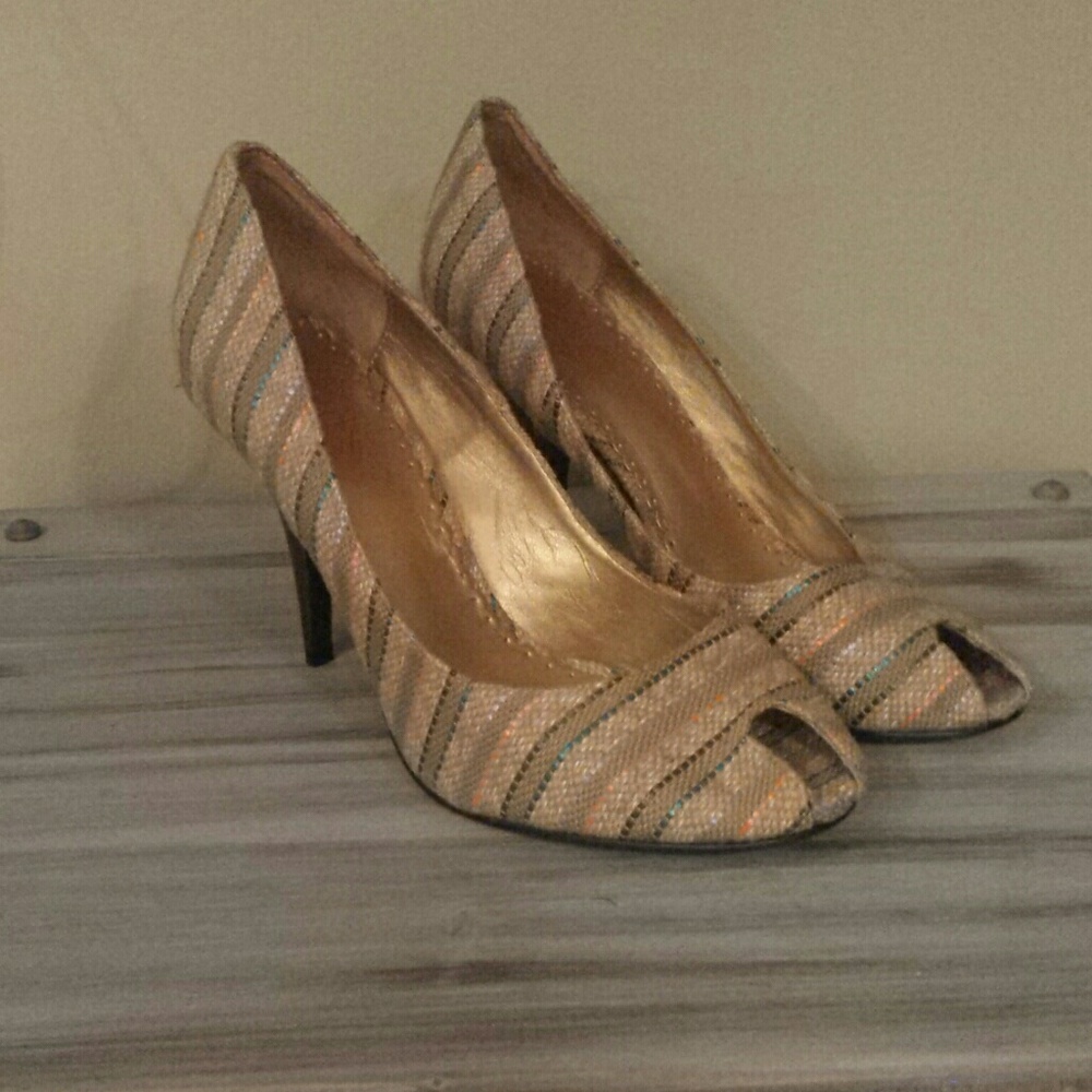 Peeptoe heels, Never worn